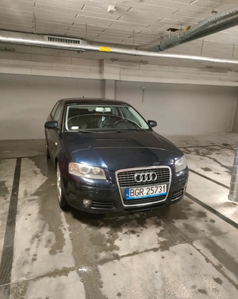 Audi A3 cena 17600 przebieg: 170000, rok produkcji 2007 z Warszawa małe 154